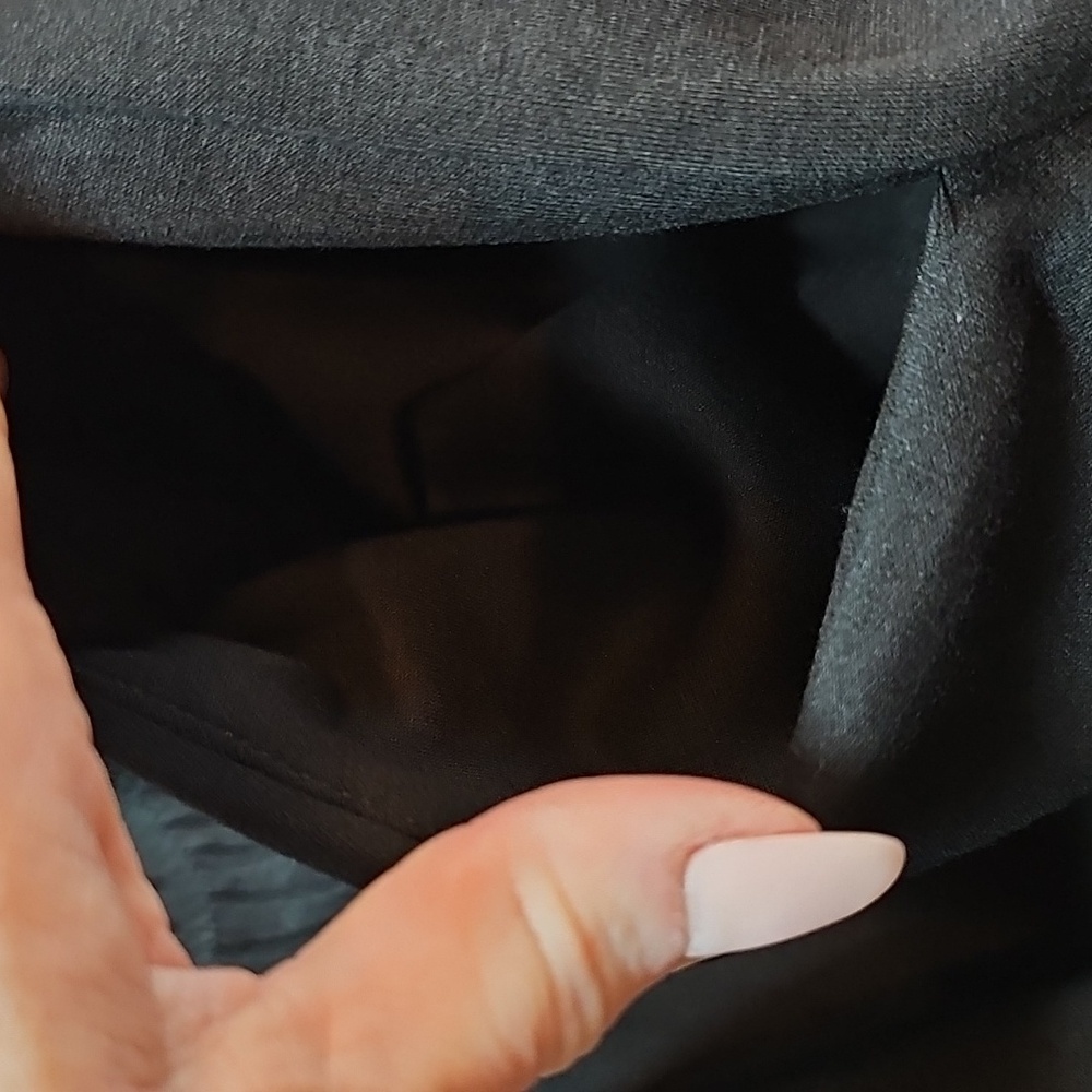 NEW PINSPARK BLACK DRAWSTRING WIDE LEG JOGGERS - Picture 7 of 12